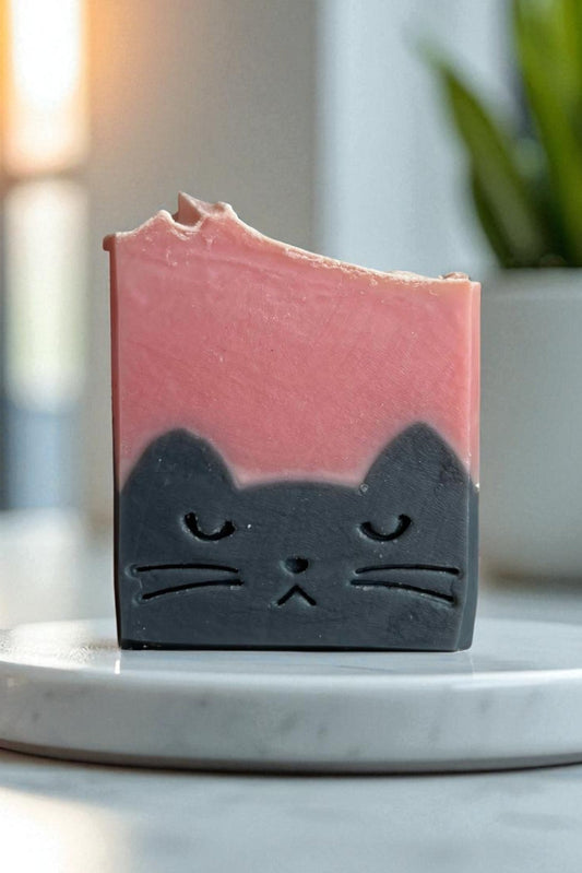 Black Raspberry Vanilla Cat Soap
